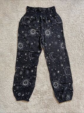 Lotus and Luna • Raven Cosmic Sky Harem Pants